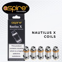 Genuine ASPIRE NAUTILUS X Vape Tank Clearomizer 1.5Ohm